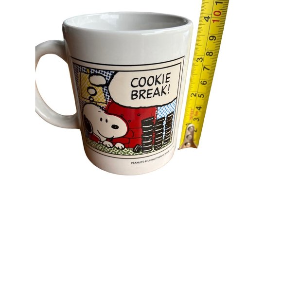 Snoopy Cookie Break Coffee Mug Vintage China - Picture 5 of 5